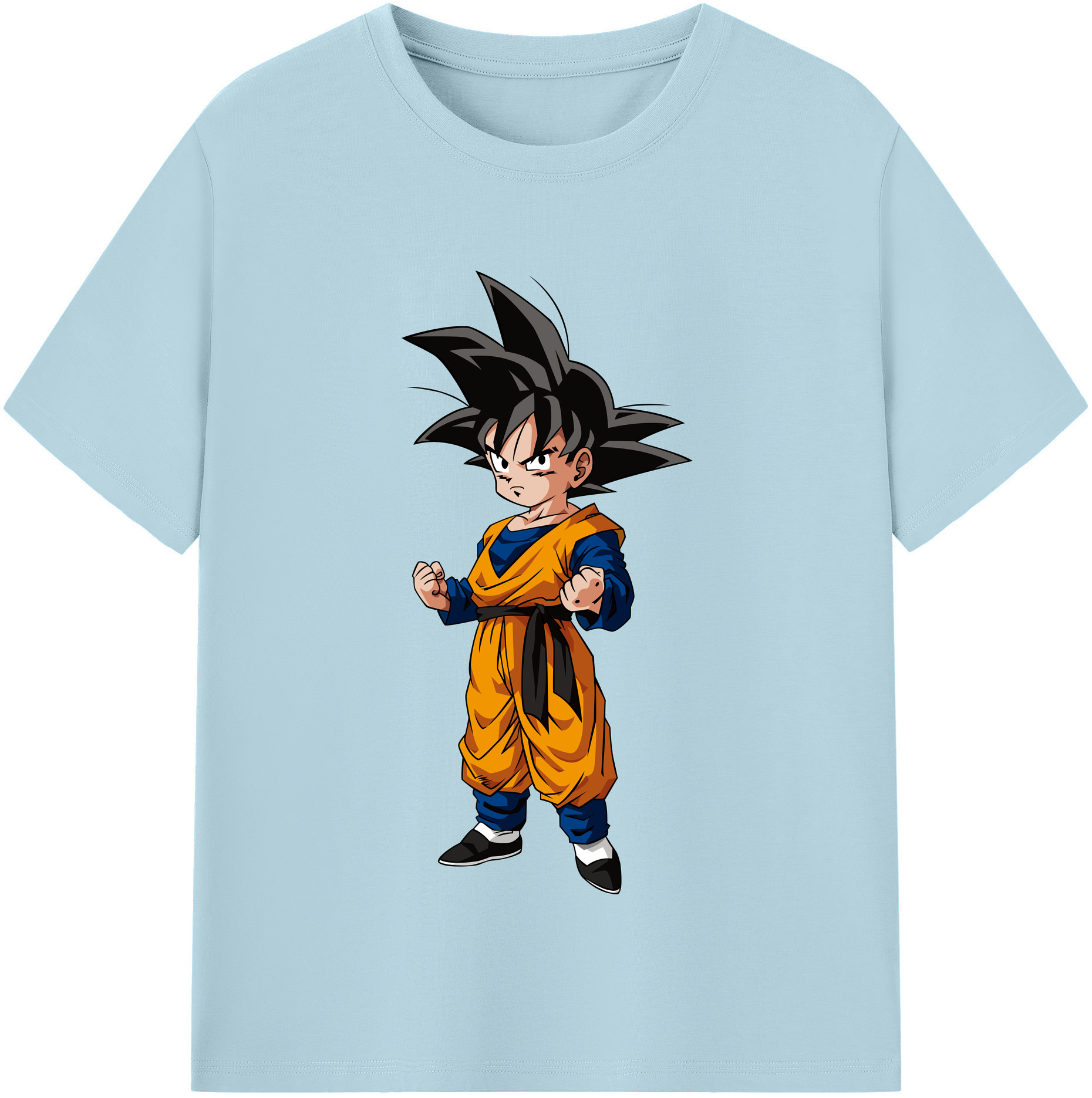 （画像用） ドラゴンボール 孫悟空（そん ごくう）Son Goku カカロット DRAGON BALL Kakarotto 綿100％半袖Tシャツ（フロントプリント）